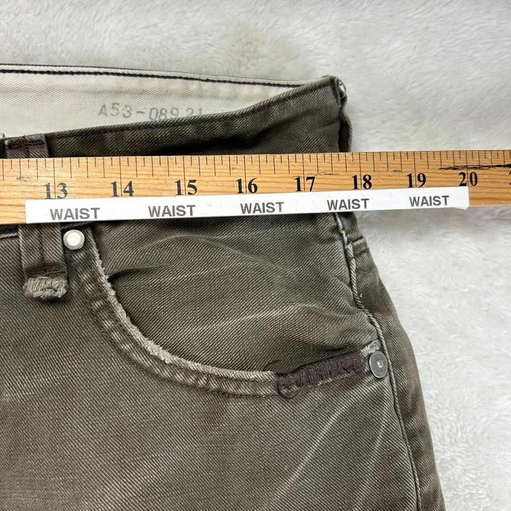 Levi's Tab Twills Straight Leg Jeans Mens 36x34 Brown Cotton Distressed 